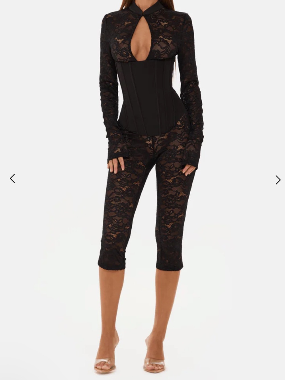 Murci UK Jagger Lace Corset Jumpsuit